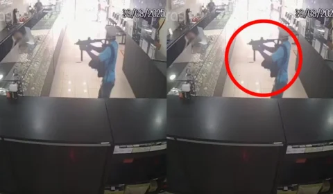 Suspeitos de assalto a relojoaria no Centro de Manaus são presos; crime teve tiroteio e uso de submetralhadora
