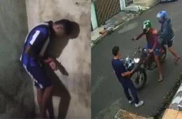 VÍDEO: Suposto ‘tribunal do crime’ em Manaus pune homem acusado de arrastões