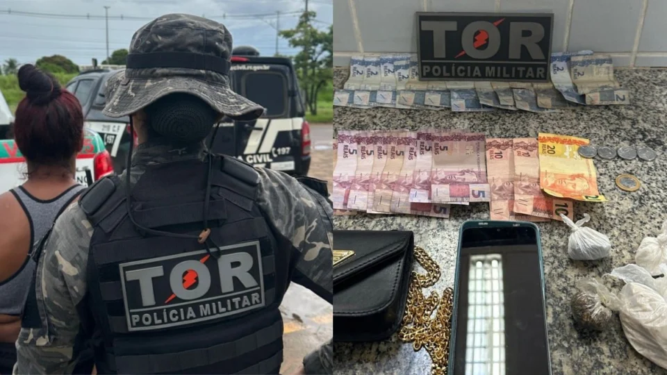 Mulher é presa por tráfico de drogas no bairro Pricumã em Boa Vista