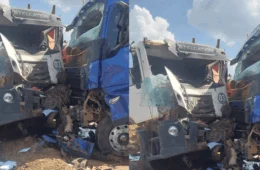 Caminhoneiro morre em colisão frontal na Serra da Lua no Cantá