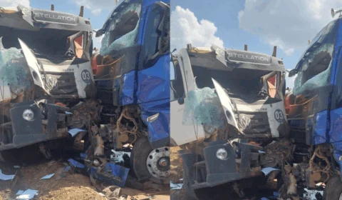 Caminhoneiro morre em colisão frontal na Serra da Lua no Cantá