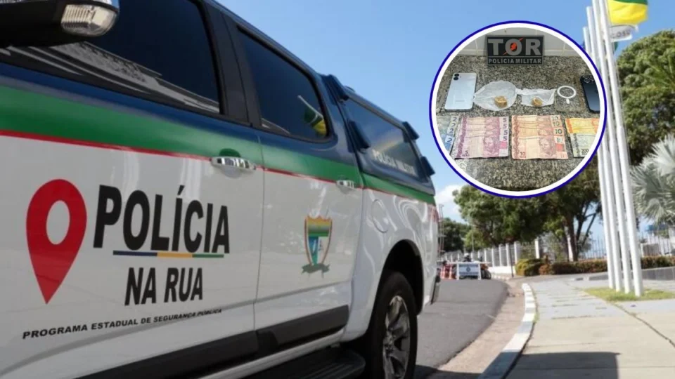 Jovem é preso em flagrante por tráfico de drogas no bairro Jardim Primavera