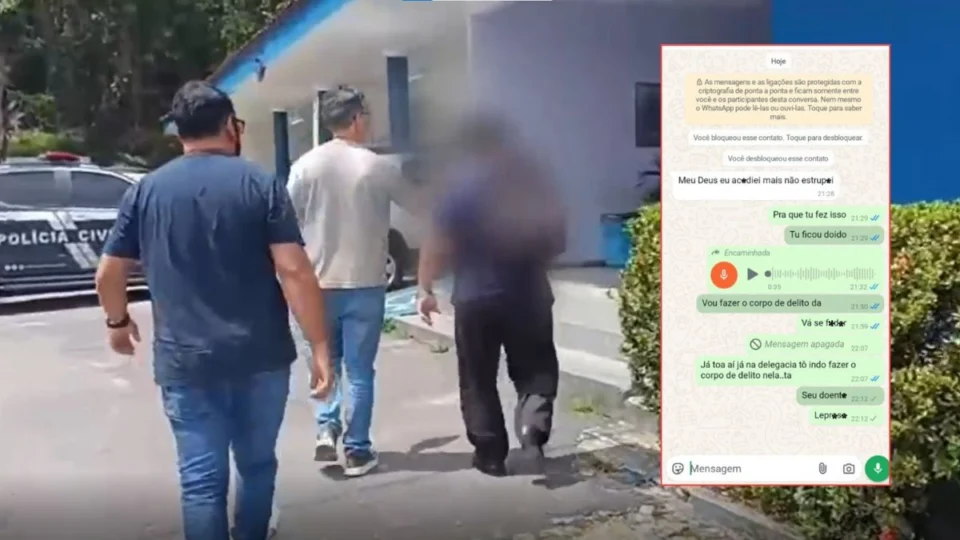 Padrasto é preso por estuprar enteada em Manaus; crime foi flagrado pela irmã da vítima