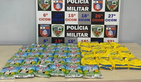 Adolescentes são apreendidas por tentativa de furto de 42 pacotes de leite em supermercado de Manaus