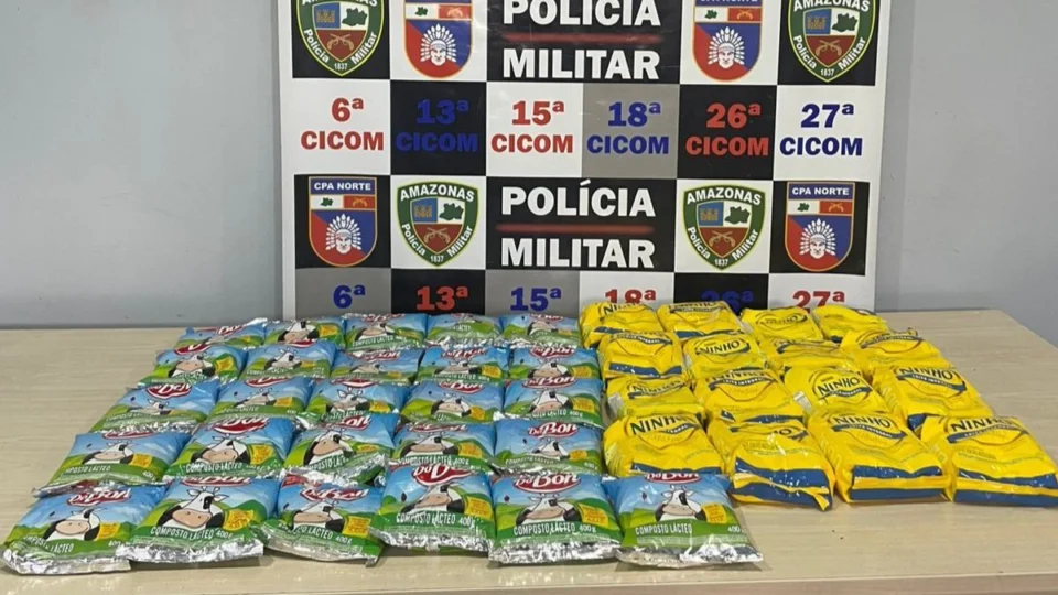 Adolescentes são apreendidas por tentativa de furto de 42 pacotes de leite em supermercado de Manaus