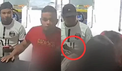 VÍDEO: dupla finge comprar bebidas e anuncia assalto em comércio de Manaus