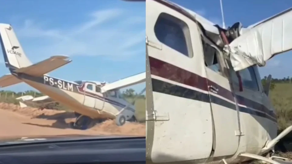 Avião da Voare faz pouso forçado em Alto Alegre