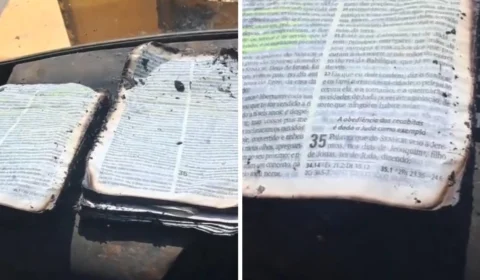 Bíblia permanece intacta após incêndio devastador e choca comunidade