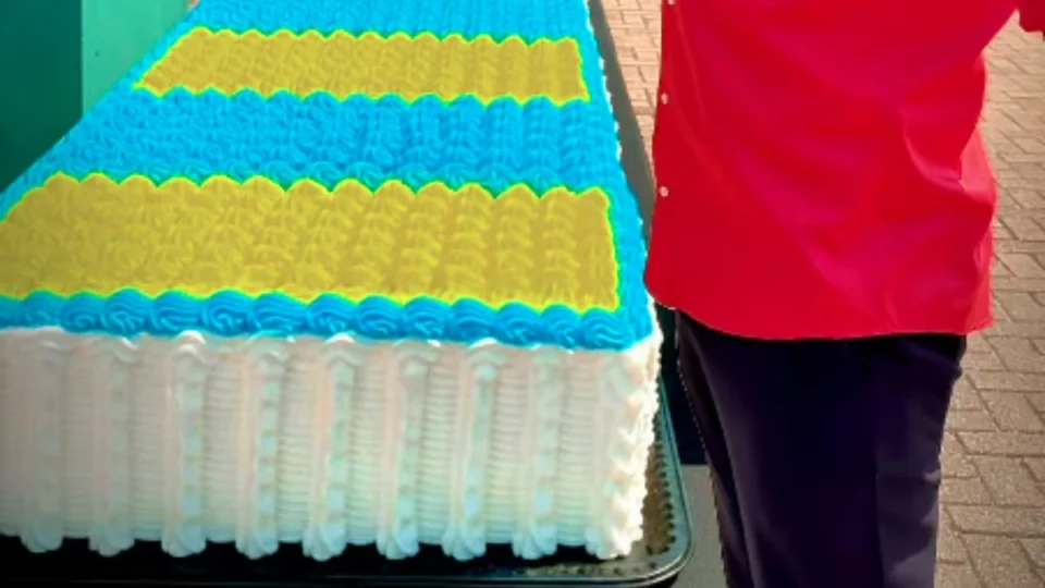 Cidade comemora aniversário com bolo gigante de 100 metros e festa de cinco dias; saiba onde é