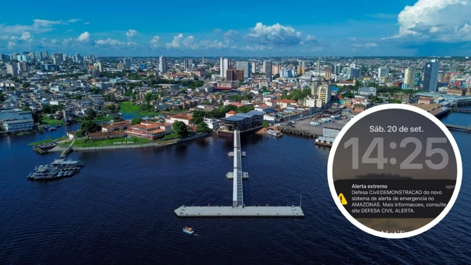 Defesa Civil Alerta: sistema de emergências faz testes em Manaus e mais 3 cidades do Amazonas
