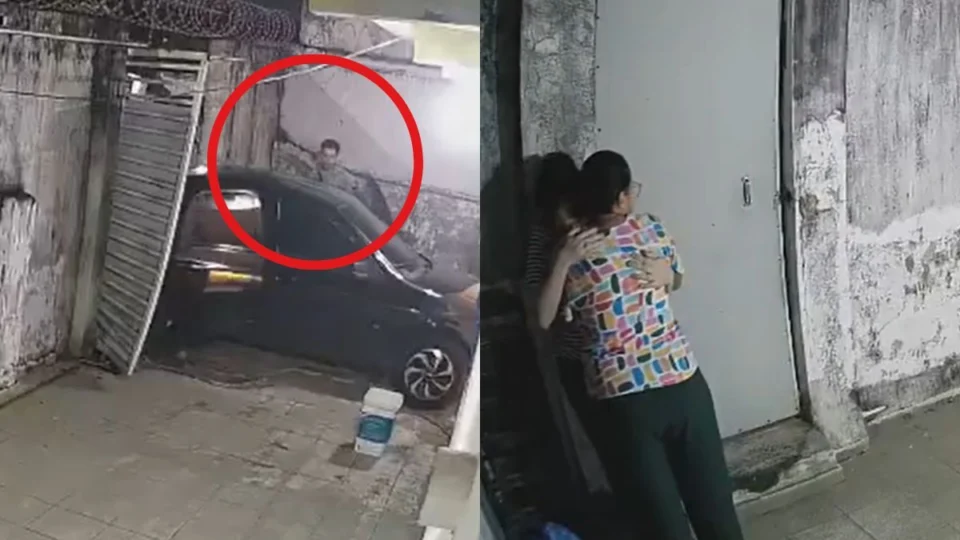 VÍDEO: família é feita de refém durante assalto em garagem de casa em Manaus