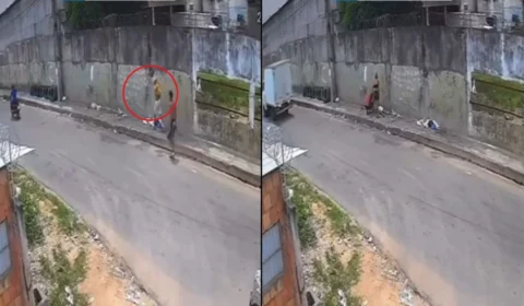 Vídeo mostra homem sendo baleado e esfaqueado em boca de fumo no Crespo, em Manaus
