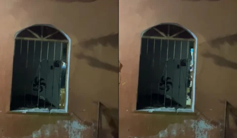 VÍDEO: homem agride própria mãe com cabo de vassoura em Manaus