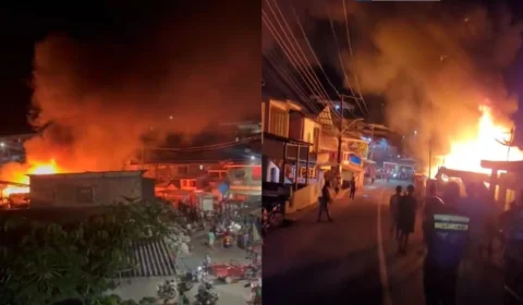 Incêndio destrói casa em Tefé e moradores salvam idosa; veja vídeo