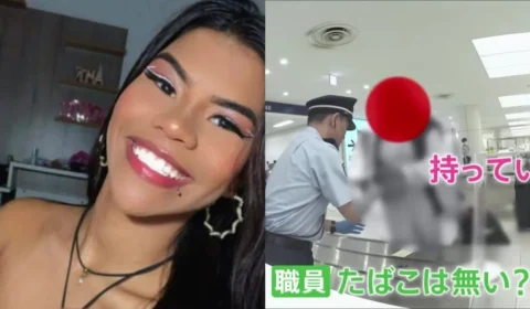 Vídeo mostra momento em que jovem de Manaus desaparecida é presa no Japão