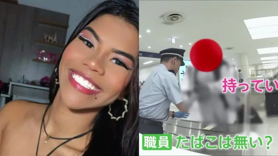 Vídeo mostra momento em que jovem de Manaus desaparecida é presa no Japão