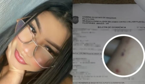 VÍDEO: jovem é agredida por companheiro e familiares e denuncia caso à polícia em Manaus; entenda