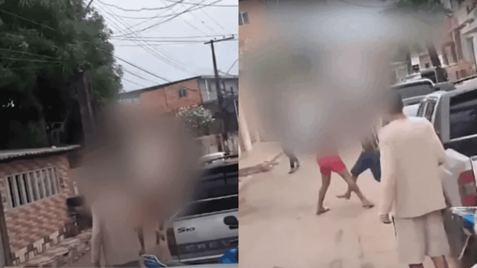 VÍDEO: jovens brigam na saída de adega em Manaus e confusão viraliza