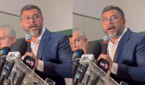 ‘Transporte público é da Prefeitura, não do Governo’, diz Wilson Lima após paralisação de ônibus em Manaus