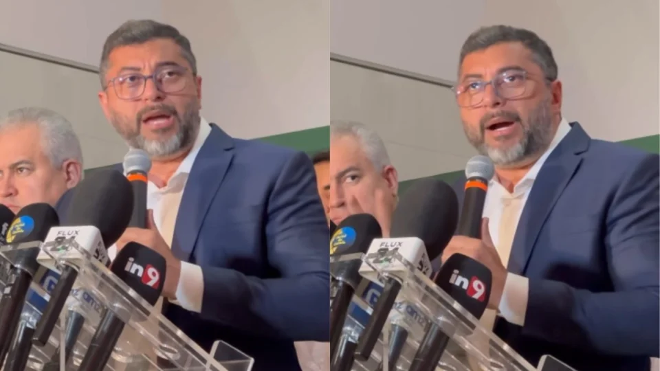 ‘Transporte público é da Prefeitura, não do Governo’, diz Wilson Lima após paralisação de ônibus em Manaus