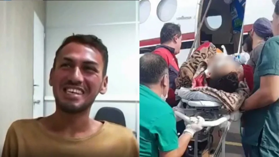 ‘Passarinho’, preso por atear fogo em colega de quarto no Amazonas ri em audiência: ‘acabei de atirar fogo no marginal’