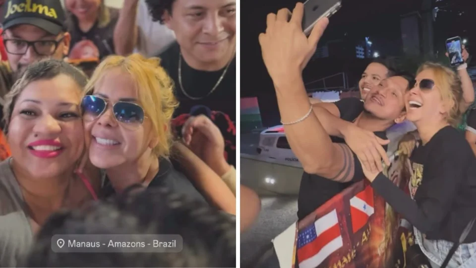 VÍDEO: Joelma desembarca para ‘Sou Manaus’ e causa alvoroço em aeroporto