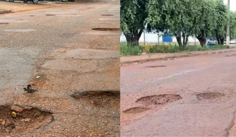 DENÚNCIA: Buracos na avenida São Sebastião causam prejuízos a motoristas