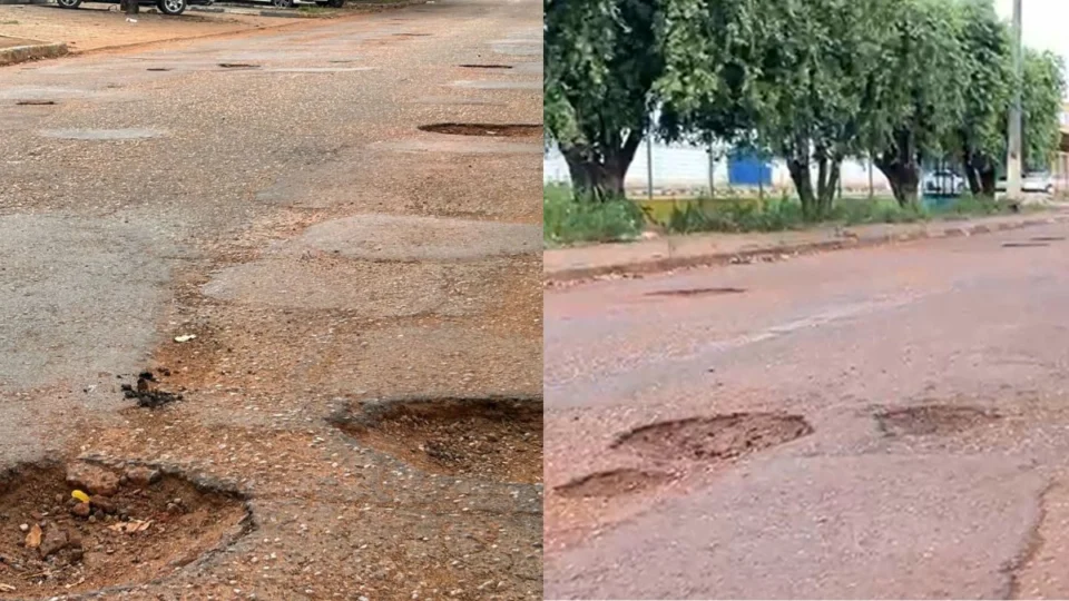 DENÚNCIA: Buracos na avenida São Sebastião causam prejuízos a motoristas