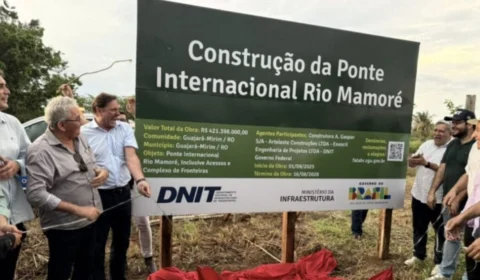 Iniciada a construção da Ponte Binacional Brasil–Bolívia em Guajará-Mirim (RO)
