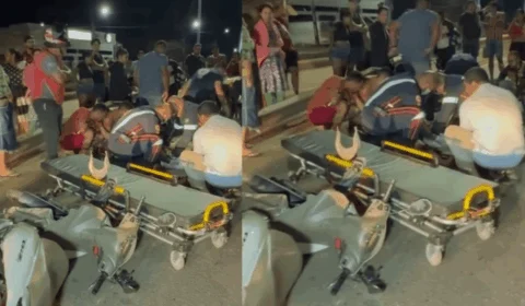 Motorista de aplicativo faz conversão proibida e causa grave acidente em Rio Branco