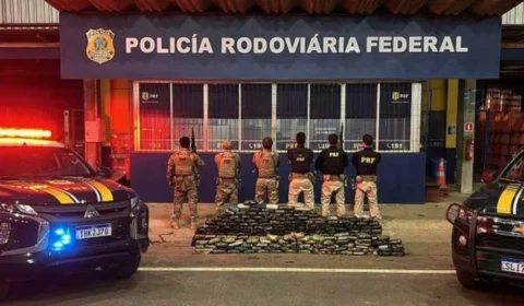 PRF apreende mais de 300 kg de drogas escondidos em pneus na BR-364