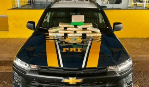 PRF apreende 12,5 kg de drogas em Pimenta Bueno