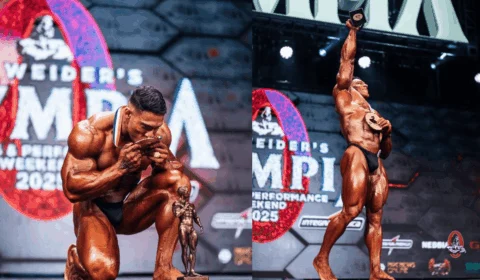 “Feliz demais”: Ramon Dino celebra título inédito no Mr. Olympia 2025