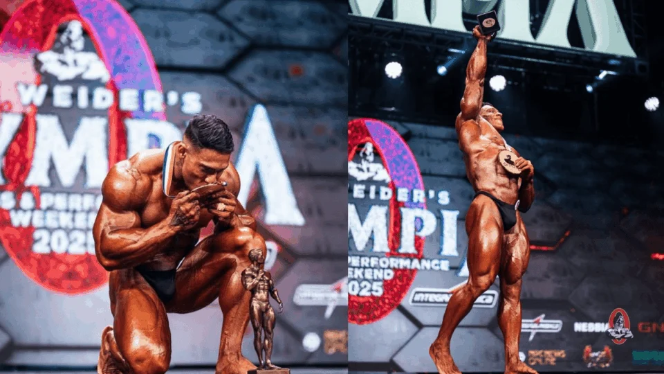 “Feliz demais”: Ramon Dino celebra título inédito no Mr. Olympia 2025