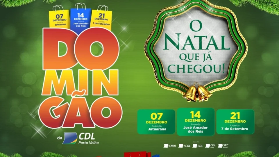 O Natal que já chegou! CDL Porto Velho dá início aos preparativos para o Domingão 2025