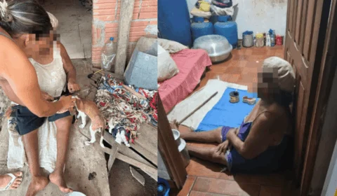 Polícia Civil resgata cadela vítima de maus-tratos e encontra idosa em vulnerabilidade no Acre