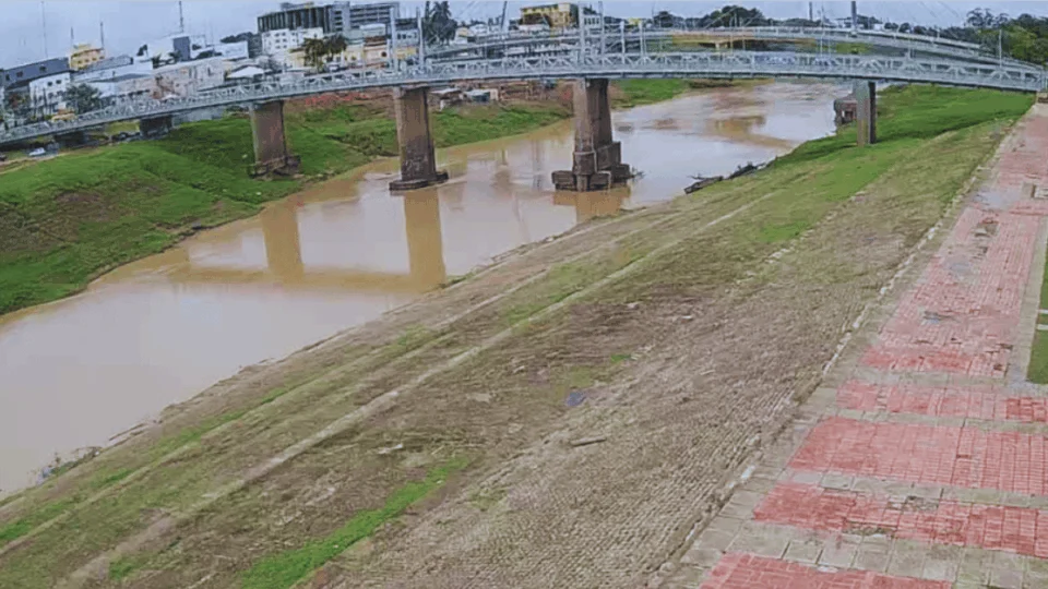 Chuvas elevam nível do Rio Acre para 2,25 metros na capital