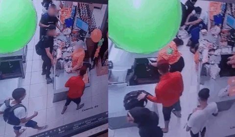 Criminosos armados rendem clientes e funcionários durante assalto em supermercado no Acre