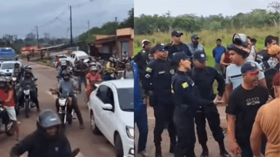 Moradores bloqueiam rodovia AC-40 no Acre em protesto por melhorias em Ramal