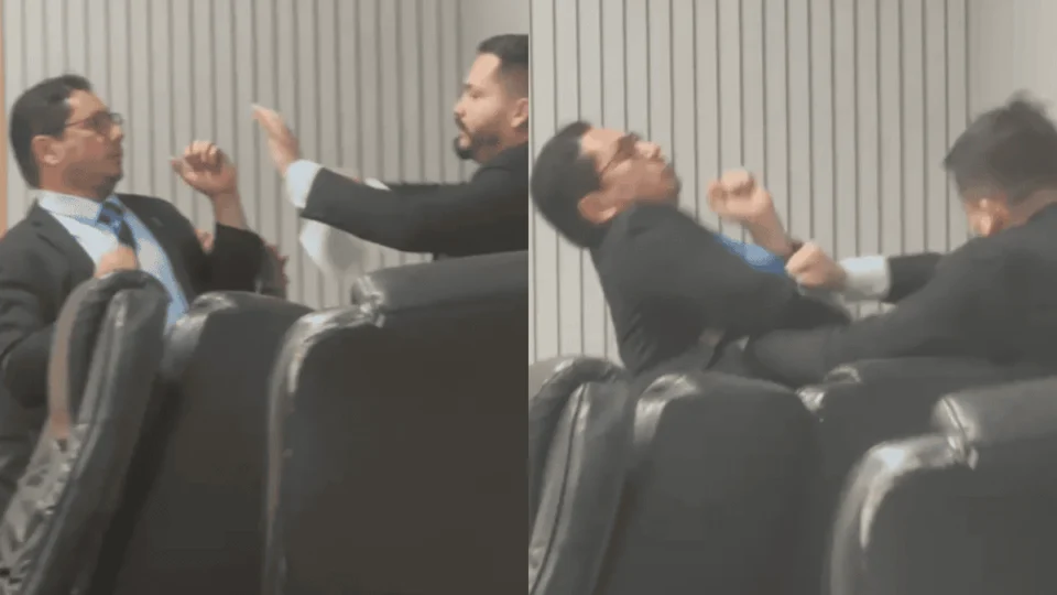 VÍDEO: Vereadores trocam socos durante sessão e caso vai parar na delegacia
