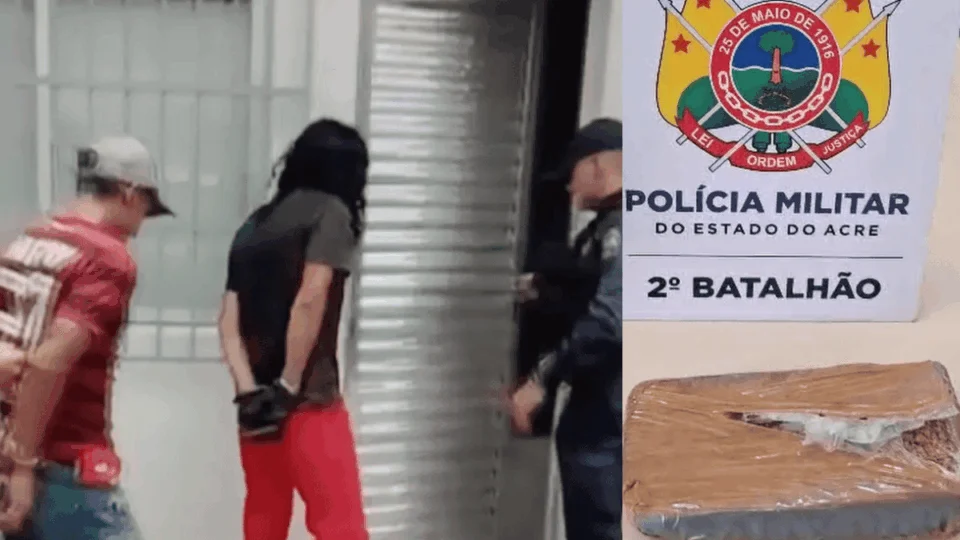 Homens que se passavam por pedreiros no Acre são presos em flagrante com drogas