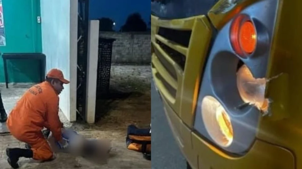 Motociclista se fere ao colidir com ônibus escolar em Rorainópolis