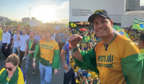 Deputados de Roraima se unem a ato em Brasília em defesa da anistia a presos do 8 de Janeiro