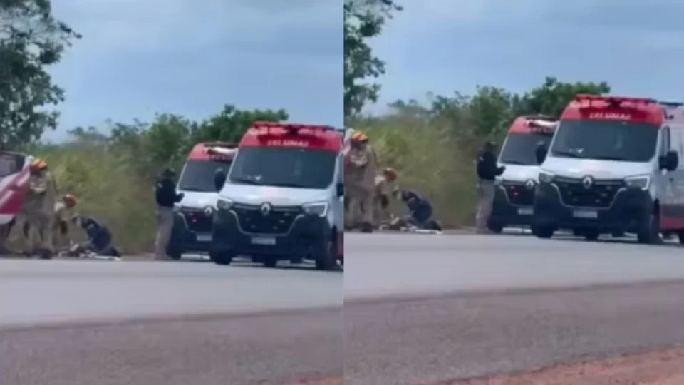 Acidente na BR-174 deixa um morto e quatro feridos em estado grave