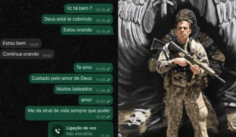‘Continua orando’: última mensagem do sargento no Rio de Janeiro à esposa emociona web
