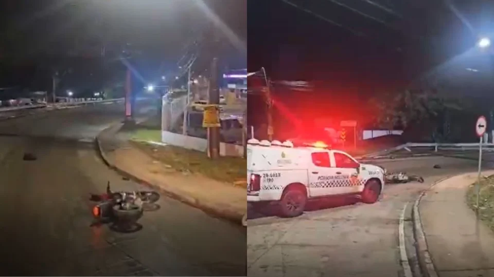 VÍDEO: dupla de assaltantes troca tiro com policiais em Manaus; um suspeito é preso