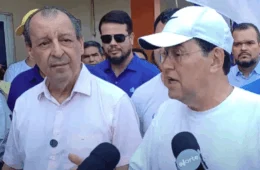 Eduardo Braga e Omar Aziz destacam obras que vão conectar Parintins ao Pará