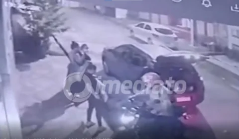 VÍDEO: família é vítima de assalto por homens armados em frente a casa no Parque das Nações, em Manaus