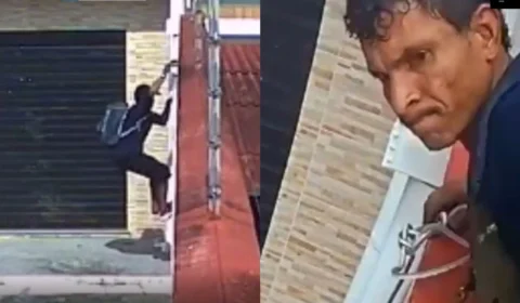 VÍDEO: homem invade casa e furta arma em Manaus; polícia procura suspeito