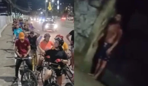 VÍDEO: ciclistas são ameaçados por homem armado em Manaus